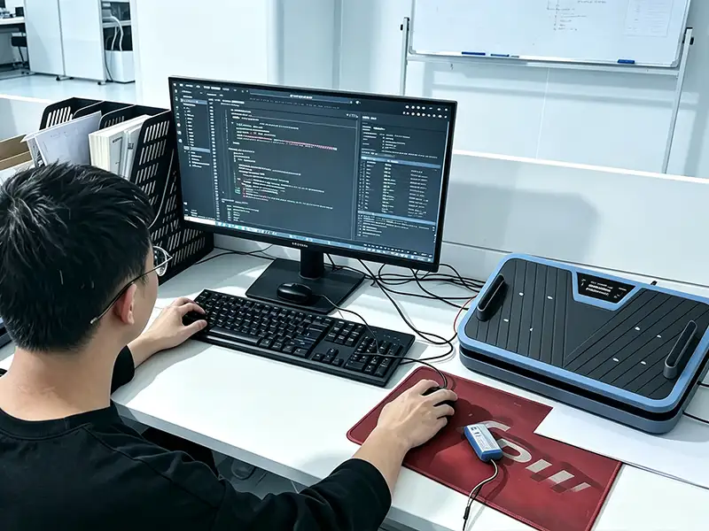 Xingbu Tech R&D laboratory with engineering team working on product development