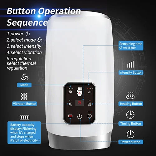Air Pressure Heating Vibration Hand Massager