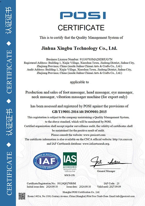 ISO 9001 Certificate