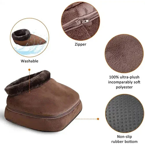 Fatigue-Relieving Electric Fabric Foot Massager