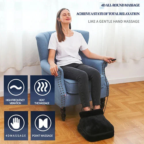 Fatigue-Relieving Electric Fabric Foot Massager