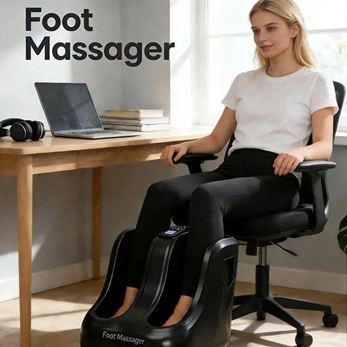 Roller Heated Vibration Calf and Foot Massager