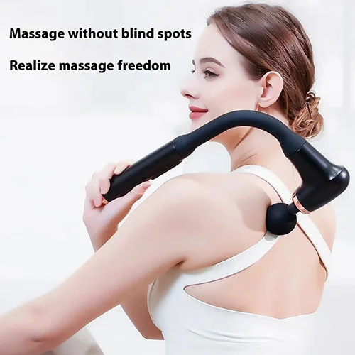 U-Shaped Long-Handle Massage Gun