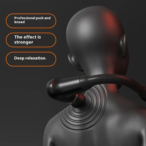 U-Shaped Long-Handle Massage Gun