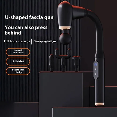 U-Shaped Long-Handle Massage Gun