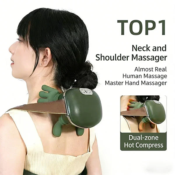 Hand-Shaped Neck and Shoulder Massager