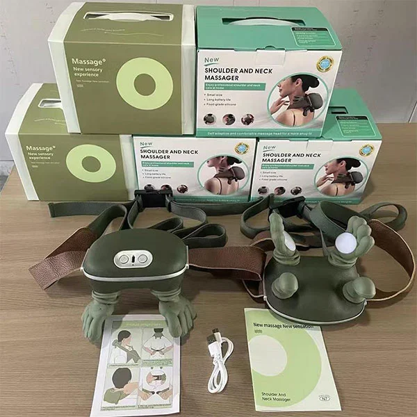 Hand-Shaped Neck and Shoulder Massager