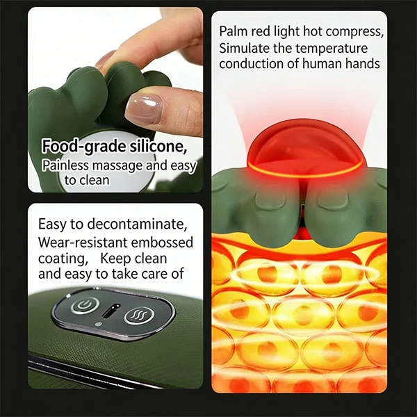 Hand-Shaped Neck and Shoulder Massager